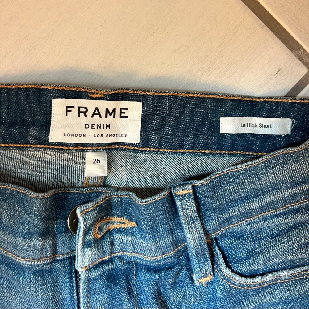 Frame denim le high short size 26